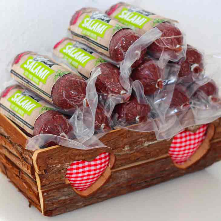 Verkaufsbox Angry beef Salami